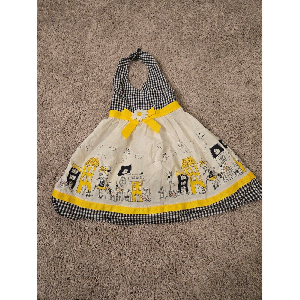 Blueberi Boulevard daisy summer dress girls size 24 months